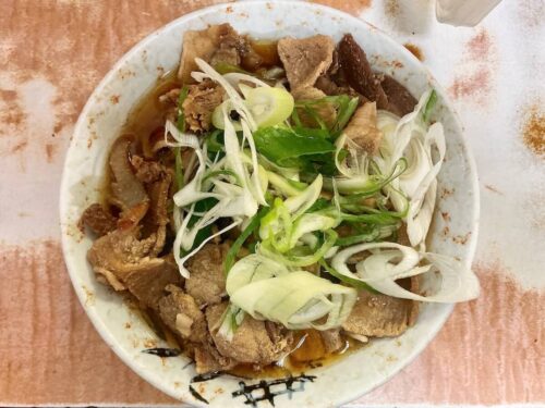 南天本店（椎名町）の肉そば