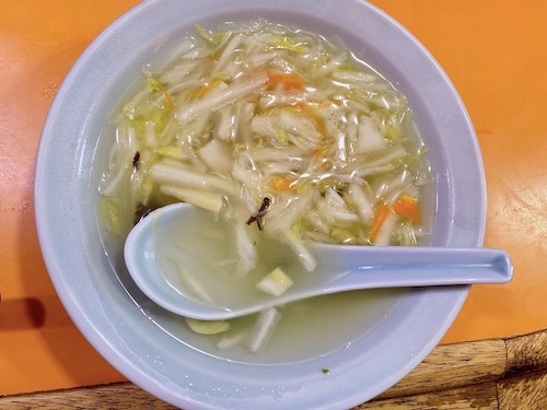 勝楽（日暮里）の野菜スープ