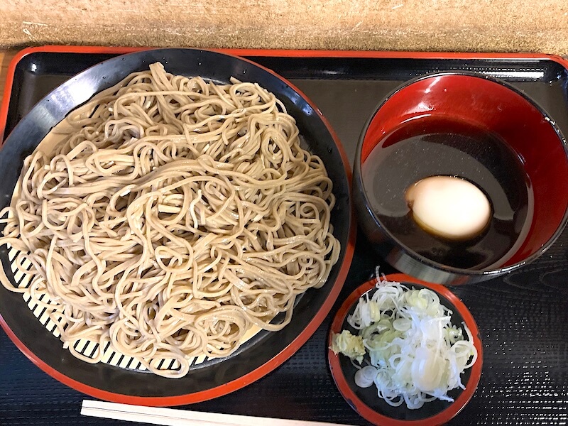 恵み屋（京橋）のダッタン蕎麦（ネギ汁）