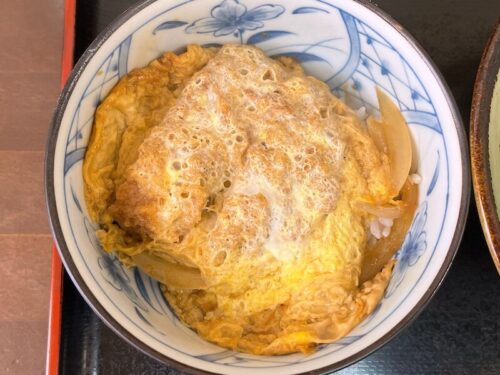 うちば（青物横丁）のミニカツ丼