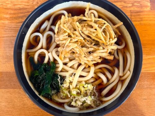 伊藤松吉商店のごぼう天うどん