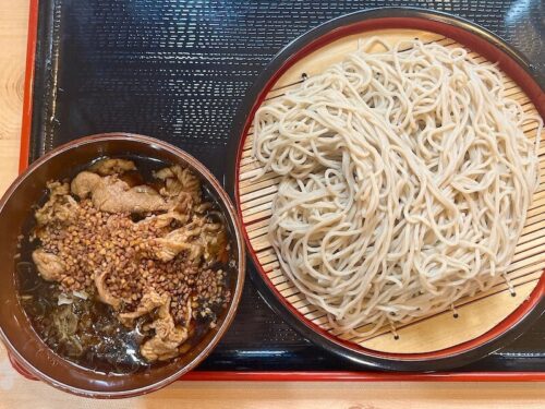 穂のか（神田）のネギ肉そば（冷やし・穂のかそば）