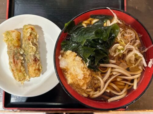 さだはる（新橋）のちくわ天そば