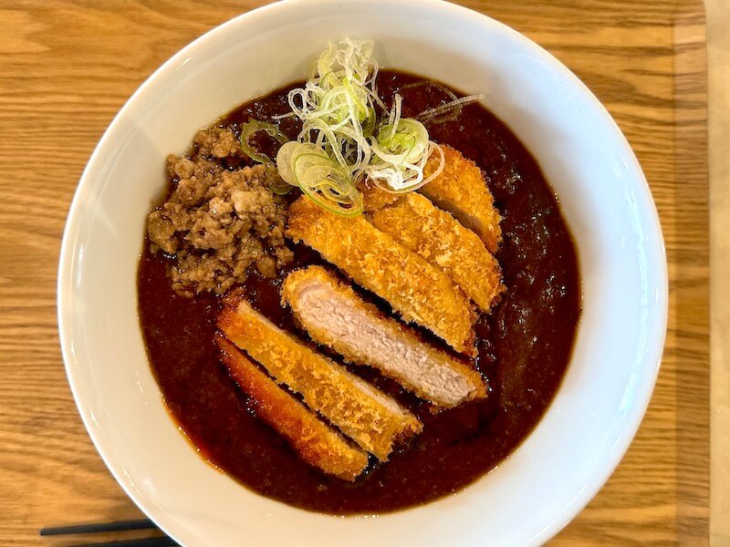 風雷庵（浅草）のカツカレーそば