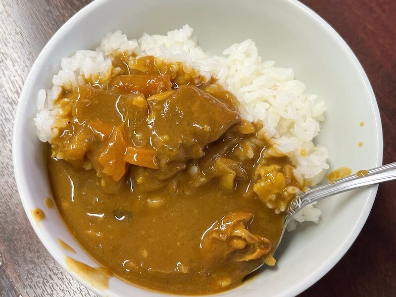 雑賀屋（京成関屋）のミニ牛すじカレー