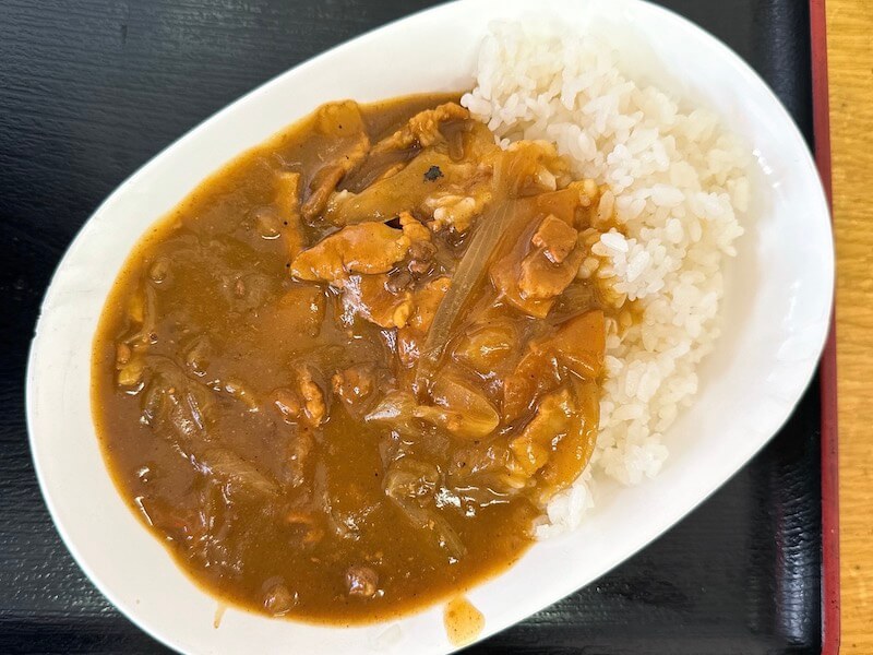 北品川弁当（新馬場）の半カレー