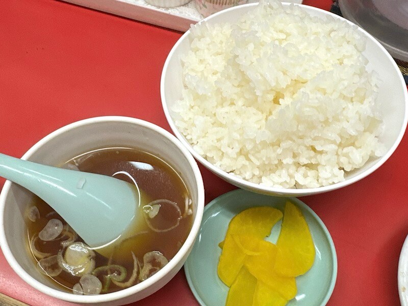 大元（品川）の白飯（ライス）