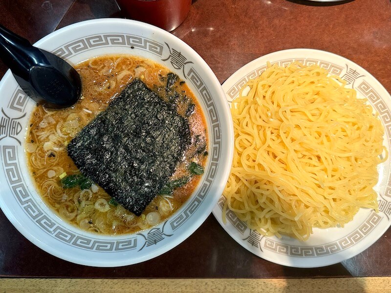 銀座亭のみそつけ麺