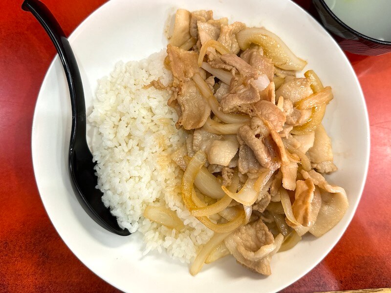 ほん田（小川町）の生姜焼き丼