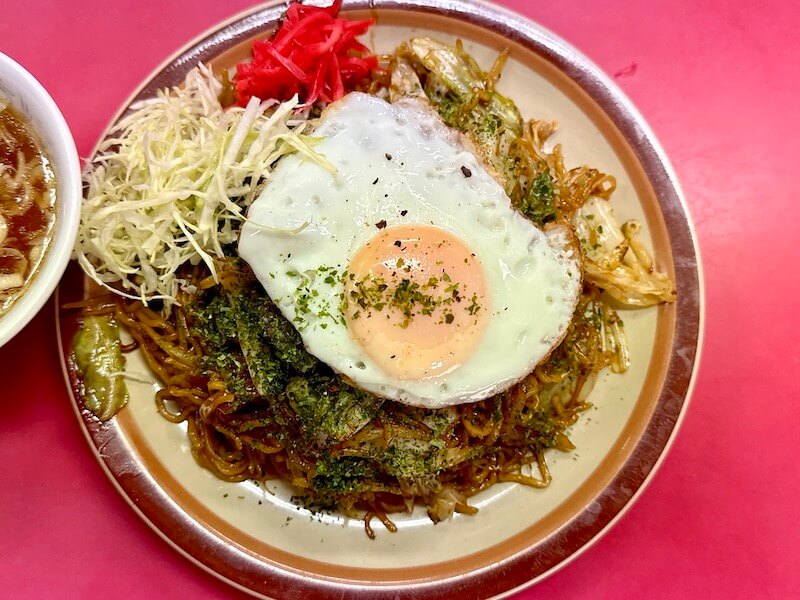 亀有飯店のソース焼きそば