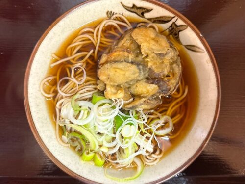 亀島(茅場町)のごぼう天そば
