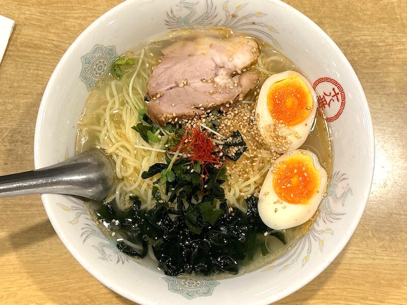 中国屋台十八番（八丁堀）の冷やし塩ラーメン