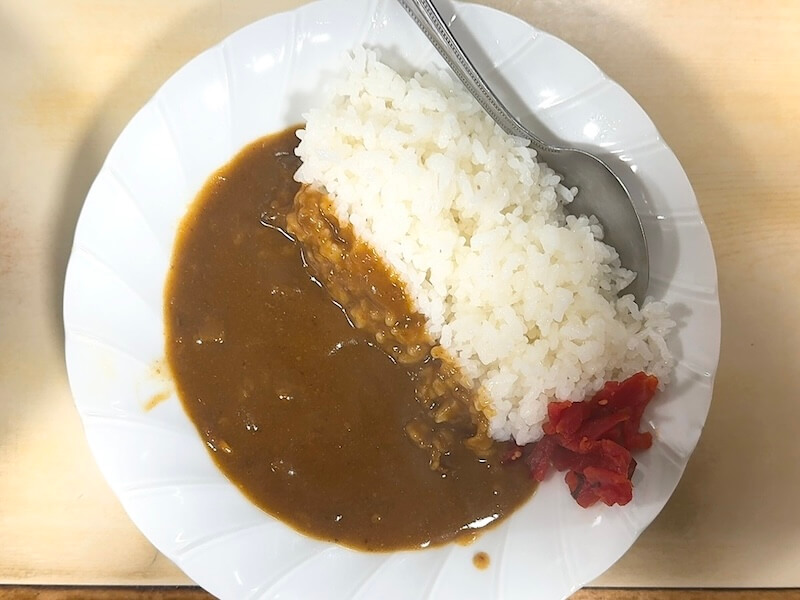 相州そば（関内）のミニカレーライス