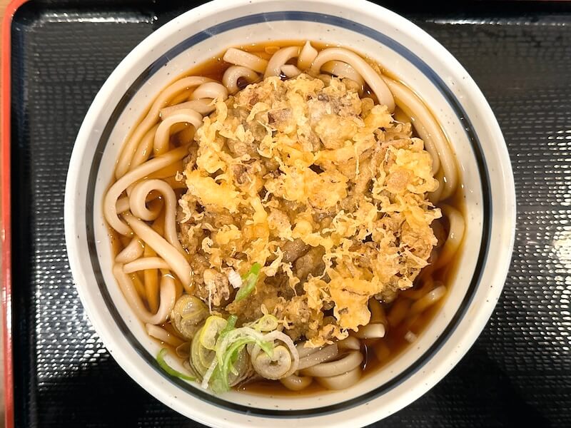 一心たすけの舞茸天うどん