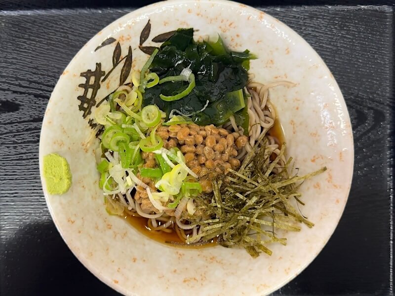 みまつ(馬喰横山)の冷やし納豆そば