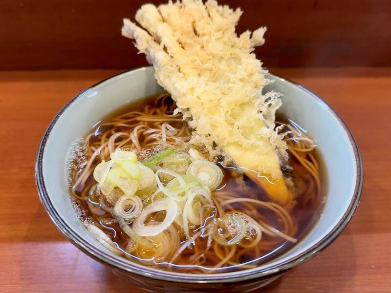 元長(上野)のなす天そば