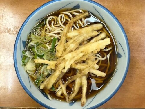 うさぎや(新橋)のごぼう天そば