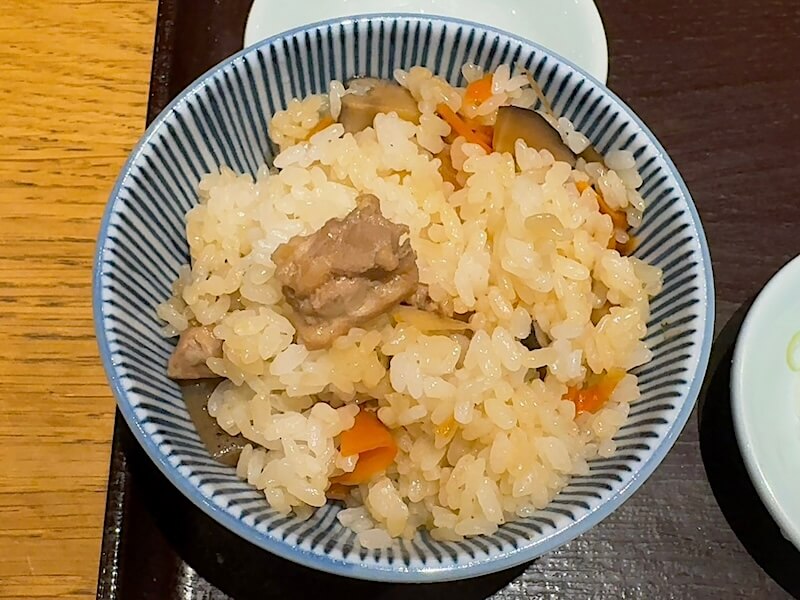 㐂道庵(神保町)の五目ご飯