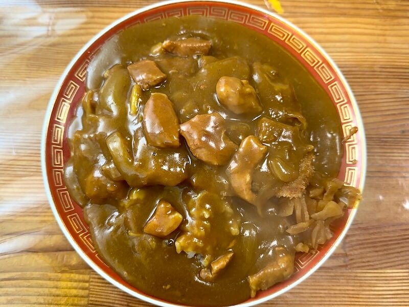 菊水軒(人形町)の半カツカレー