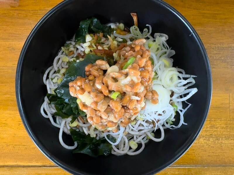 芭蕉そば(森下)の冷やし納豆そば