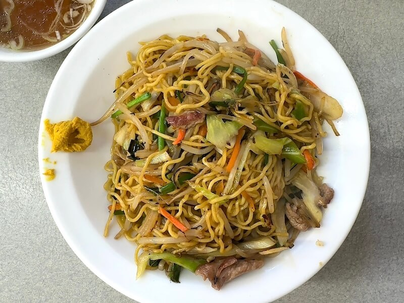 中華や（森下）の上海焼きそば