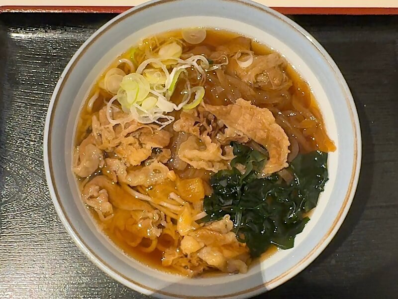 笠置そば内神田店の牛肉そば