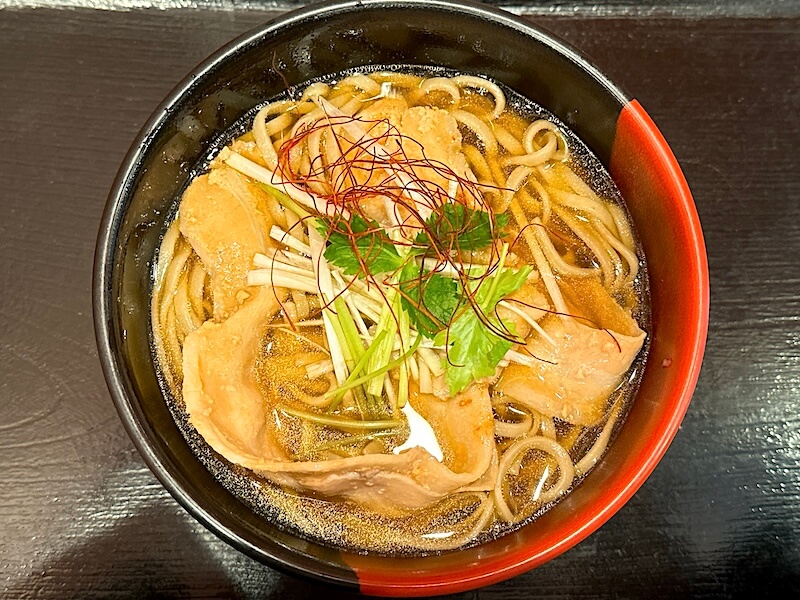 蕎麦たかね（茅場町）の南蛮豚そば