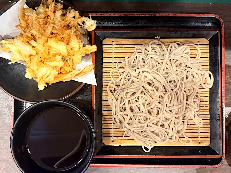 蕎麦たかね（茅場町）の天ざるそば