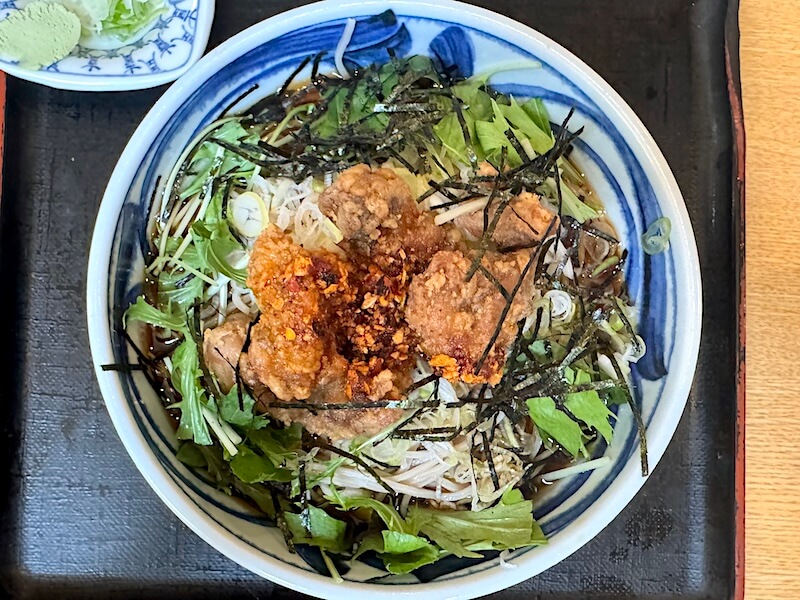 五六八(浜松町)の冷やし鶏ラー油そば