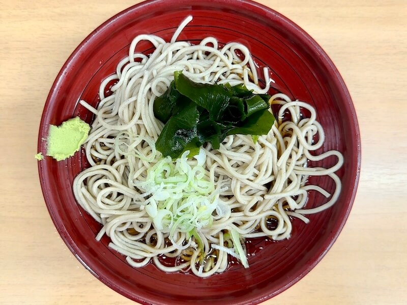爽亭の冷やしぶっかけそば