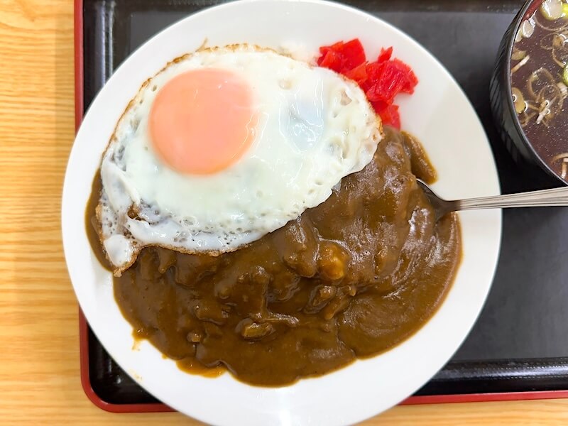 味のふたば（小川町）のカレーライス