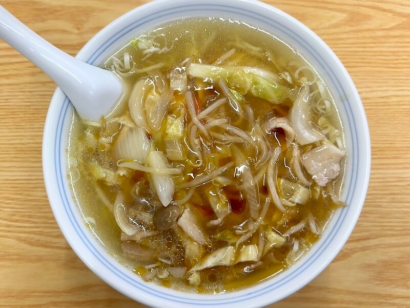 味のふたば（小川町）のタンメン