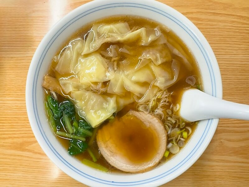 味のふたば（小川町）のワンタンメン