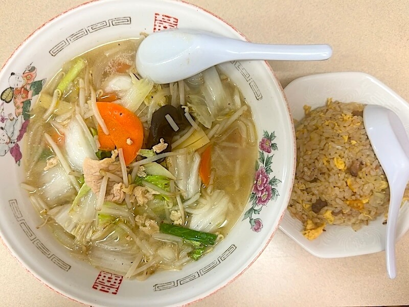 福すい(淡路町/小川町)のタンメンセット