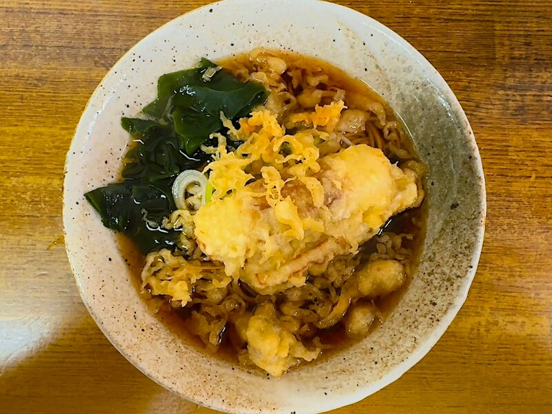 池尻蕎麦（池尻大橋）のちくわ天そば