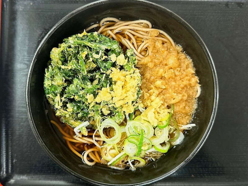 亀よし（茅場町）の春菊天そば