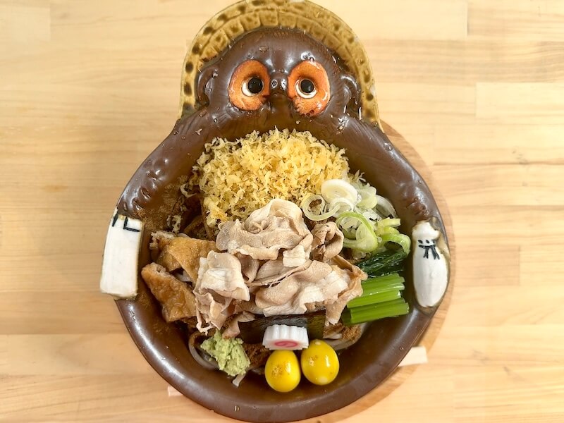 たぬきは飲み物。(池袋)の豚しゃぶ冷やしたぬきそばL