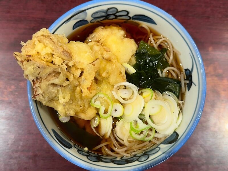 やしま（西葛西）の舞茸天そば