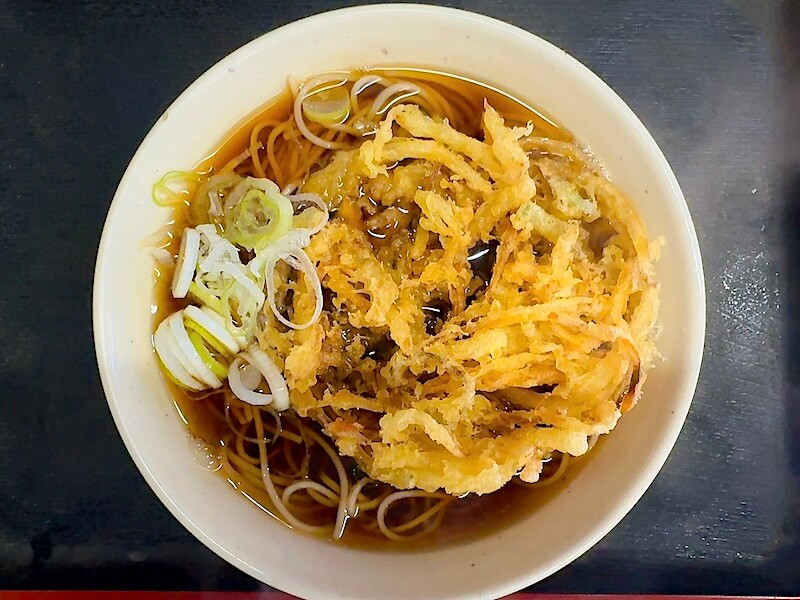 あり賀せいろう（馬喰横山）のかき揚げそば