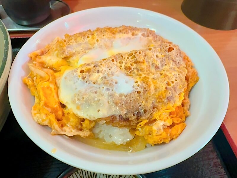 カツ丼はハーフサイズ