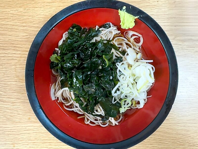 めん庵（浜松町）の冷やしわかめそば