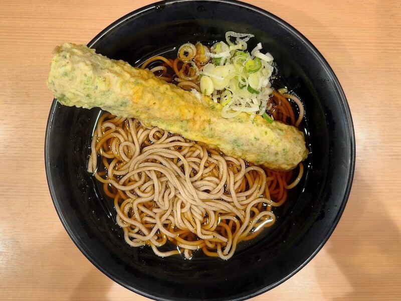 大江戸そばのちくわ天そば