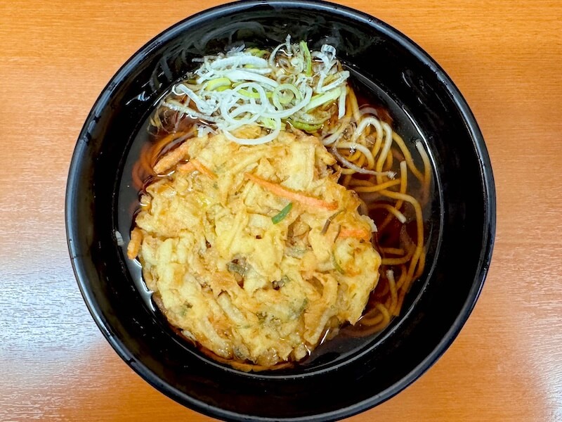 大江戸そばのかき揚げそば