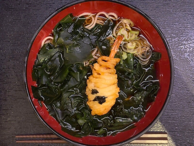 越後そばのハロウィンそば