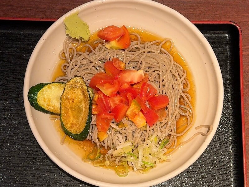 越後そばの夏のさっぱりそば