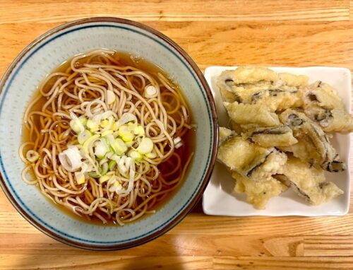 福そば(人形町)の穴子天そば