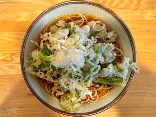 福そば(人形町)の菜の花天そば