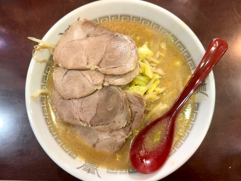 銀座亭の味噌チャーシューめん