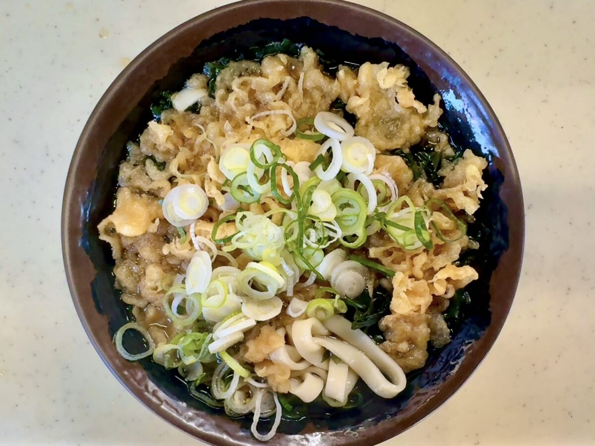 江戸丸（高円寺）のたぬきわかめきしめん