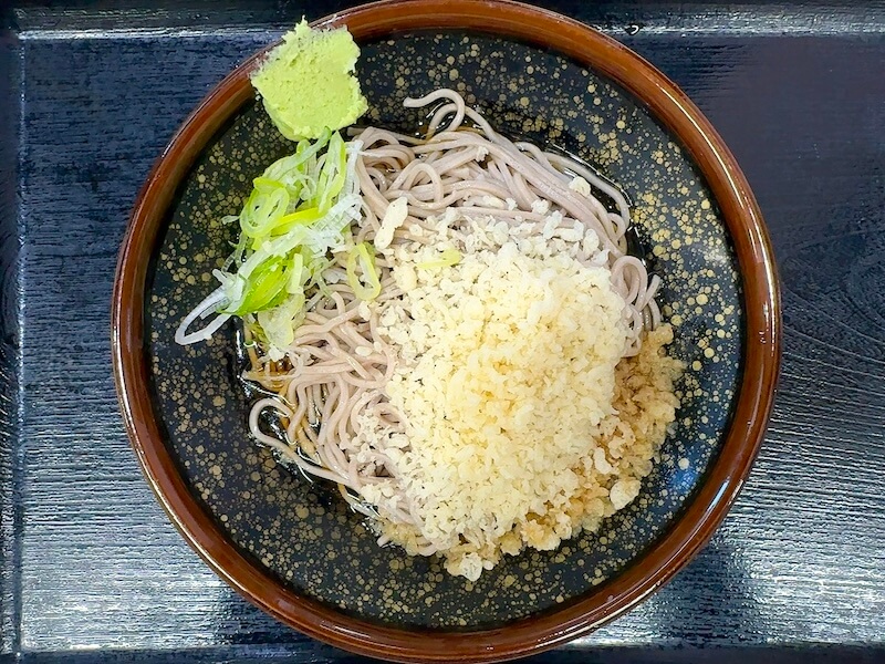 めとろ庵の冷やしたぬきそば